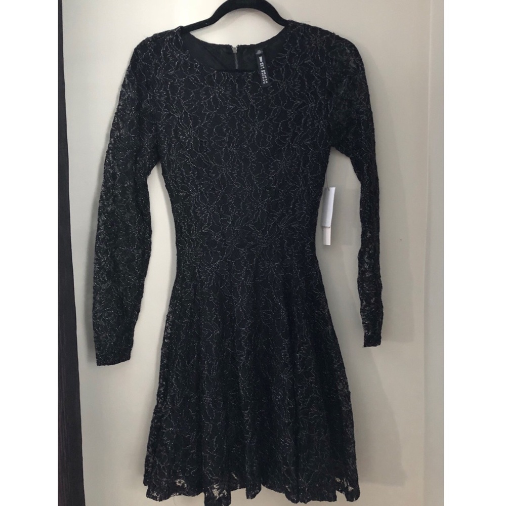 Long sleeve cocktail dress
